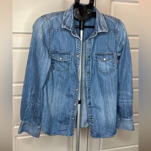 J. Crew Classic Blue Denim Shirt